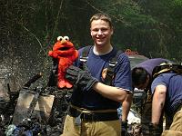  Garrett (North Meck member and Gilead Firefighter) and his new friend he saved in the shed fire!!!